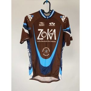 (V) Voler Women CYCLING jersey ZOKA COFFEE & TEA COMPANY sport sz M